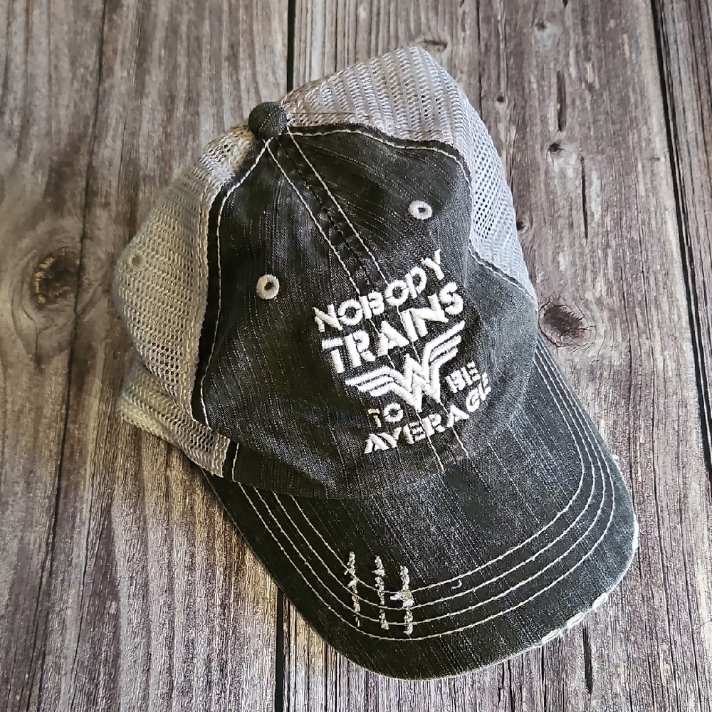 NWOT Wonder Woman Distressed Trucker Hat